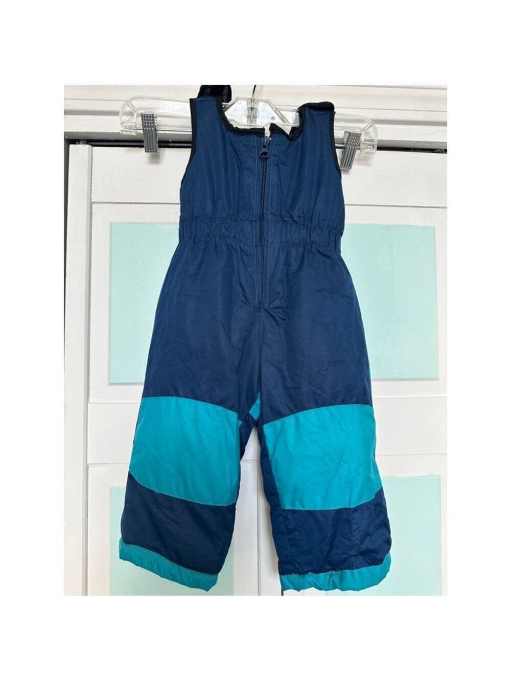 Size 9 month snow suit navy and blue baby kids snowsuit